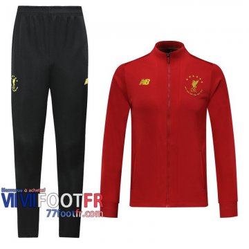 77footfr Veste Foot Liverpool rouge - Edition commemorative 2020 2021 J14