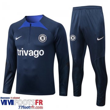 Survetement de Foot Chelsea bleu royal Homme 2022 2023 TG438