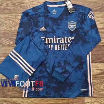 77footfr Maillots foot Arsenal Third Manche Longue 2020 2021