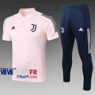 Polo de foot Juventus 2020 2021 pink C502#