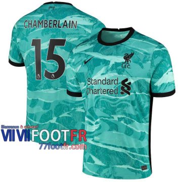 77footfr Liverpool Maillot de foot Chamberlain #15 Exterieur 20-21