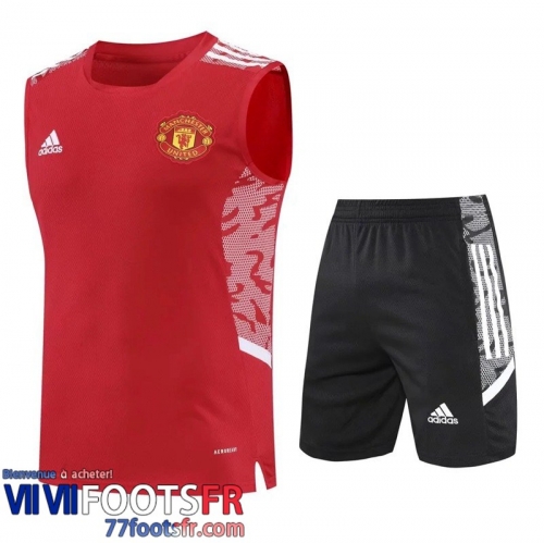 Sans manches Manchester United rouge Homme 2022 2023 PL494