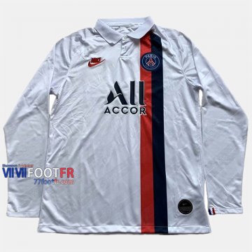 Nouveau Flocage Maillot Foot PSG Paris ST Germain Manche Longue Homme Third 2019-2020 Personnalisé