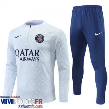 Survetement de Foot PSG Paris gris Homme 2022 2023 TG425