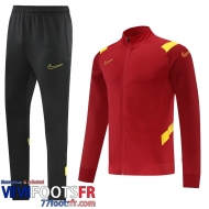 Veste Foot Sport rouge Homme 2022 2023 JK383