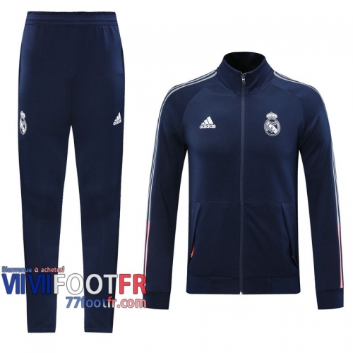 77footfr Veste Foot Real Madrid Bleu foncE - Sangles 2020 2021 J106