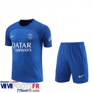 Survetement T Shirt PSG bleu Homme 2022 2023 TG661