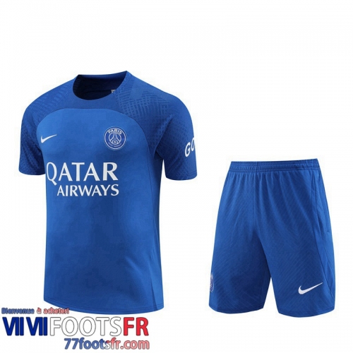 Survetement T Shirt PSG bleu Homme 2022 2023 TG661