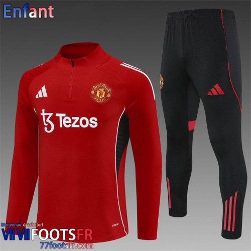 KIT: Survetement de Foot Manchester United Enfant 25 26 C645