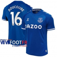 77footfr Everton Maillot de foot Doucoure #16 Domicile 20-21