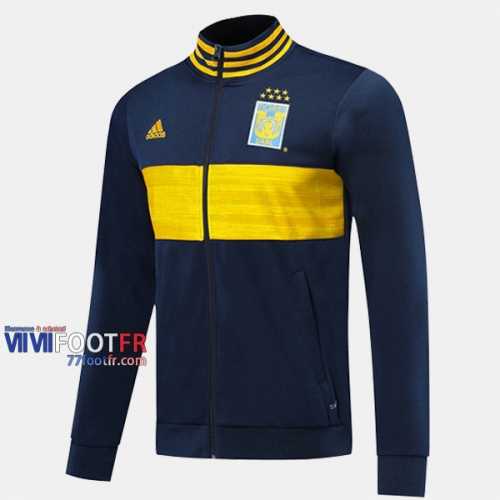 Magasins Veste Foot Tigres Uanl Bleu Fonce 2019/2020 Nouveau Promo