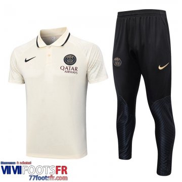 Polo foot PSG abricot Homme 2023 2024 PL660