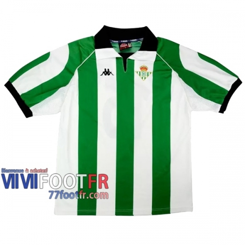 77footfr Retro Maillot de foot Real Betis Domicile 1998/1999