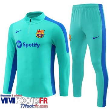 Survetement de Foot Barcelone vert Homme 2023 2024 TG818