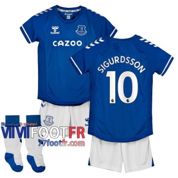 77footfr Everton Maillot de foot Sigurdsson #10 Domicile Enfant 20-21