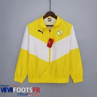 Coupe Vent - Sweat a Capuche Senegal jaune Homme 2022 2023 WK187