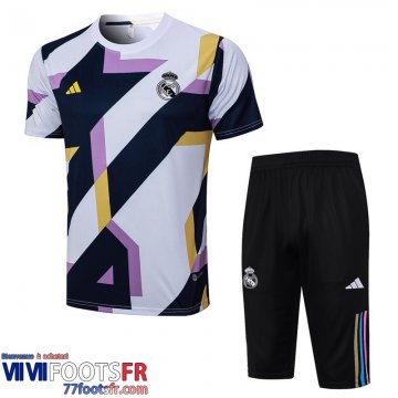 Survetement T Shirt Real Madrid Bande Homme 2023 2024 A58