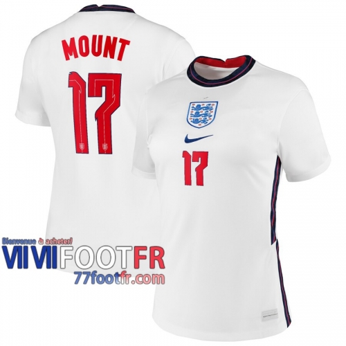 77footfr Angleterre Maillot de foot Mount #17 Domicile Femme 20-21