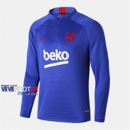 Nouveaux Grossiste Sweatshirt Foot Barcelone Bleu 2019-2020