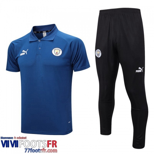 Polo foot Manchester City bleu Homme 2023 2024 PL641