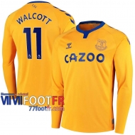 77footfr Everton Maillot de foot Walcott #11 Exterieur Manches longues 20-21