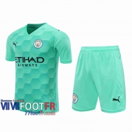 77footfr Maillots foot Manchester City Gardiens de but blue-green 2020 2021
