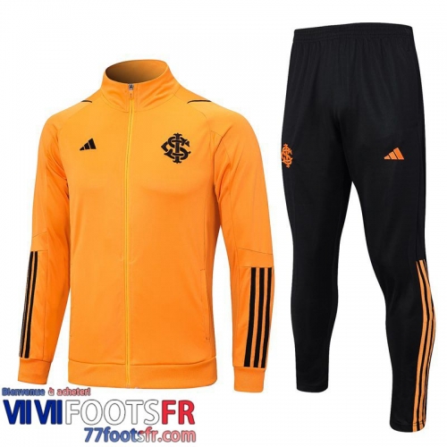 Veste Foot Internacional orange Homme 2023 2024 JK753