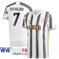 Maillot de foot Juventus Cristiano Ronaldo #7 Domicile 2020 2021
