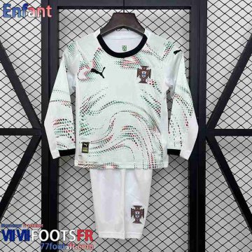 Maillot De Foot Portugal Manche Longue Exterieur Enfant 2025