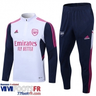 Survetement de Foot Arsenal Blanc Homme 2022 2023 TG633