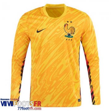 Maillot De Foot France Gardiens De But Manche Longue Homme EURO 2024 TBB321