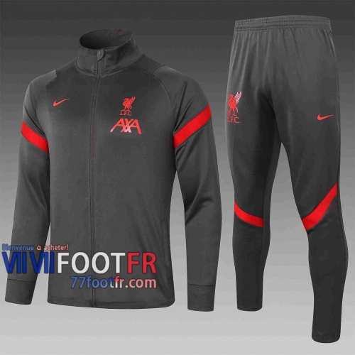 77footfr Liverpool Veste foot Gris foncé 20-21 A385