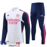 Survetement de Foot Arsenal Blanc Homme 2022 2023 TG615