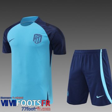 T-Shirt Atletico Madrid bleu Homme 2022 2023 PL453