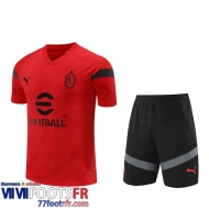 Survetement T Shirt AC Milan rouge Homme 2022 2023 TG667