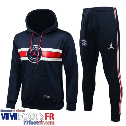 Sweatshirt Foot PSG bleu marine Homme 2021 2022 SW26