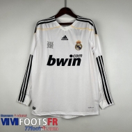 Retro Maillot De Foot Manche Longue Real Madrid Domicile Homme Manche Longue 09/10 FG298