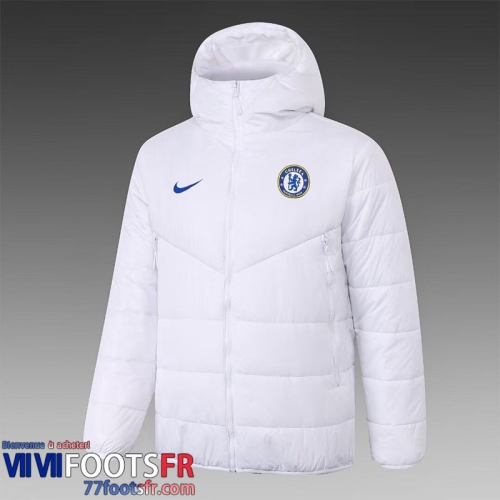 Doudoune Foot Chelsea Blanc Homme 2022 2023 DD78