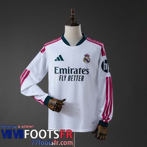Maillot De Foot Real Madrid Domicile Homme Manche Longue 26 27 Maillot De Foot Real Madrid Domicile Homme Manche Longue 26 27