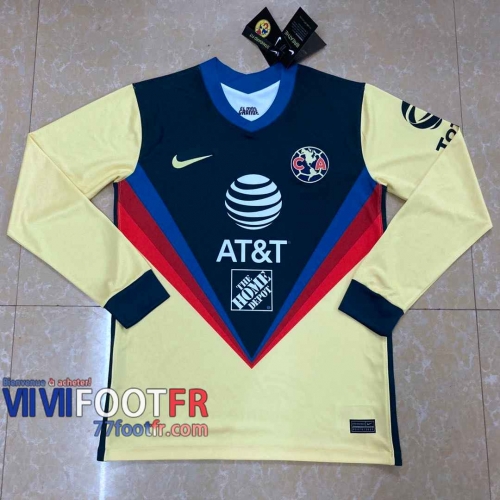 77footfr Maillots foot Club America Domicile Manche Longue 2020 2021