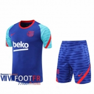 Survetement De Foot T-shirt Barcelone bleu 20-21 T131