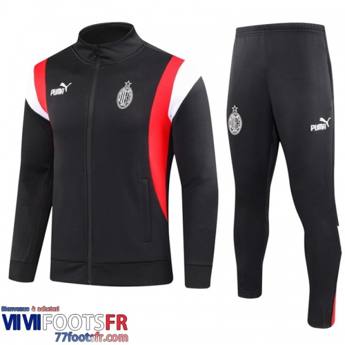 Veste Foot AC Milan noir Homme 2023 2024 B16