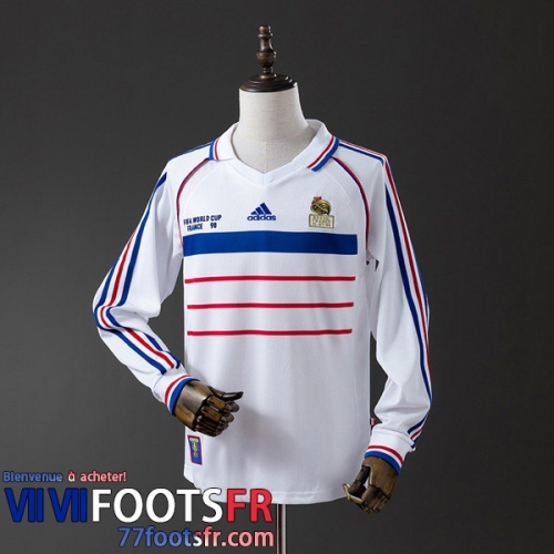 Retro Maillot De Foot France Exterieur Homme Manche Longue 1998 FG1074 Retro Maillot De Foot France Exterieur Homme Manche Longue 1998 FG1074