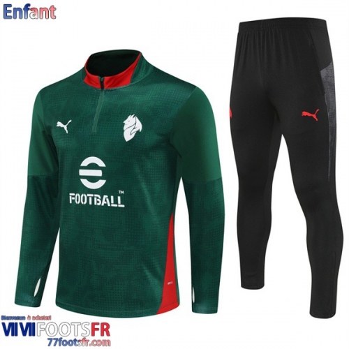 Survetement de Foot AC Milan Enfant 25 26 C902  Survetement de Foot AC Milan Enfant 25 26 C902