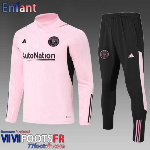 Survetement de Foot Inter Miami rose Enfant 2023 2024 C57