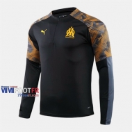 Le Nouveau Classique Sweatshirt Foot Marseille Noir 2019-2020