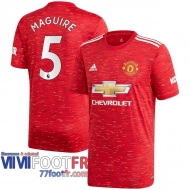 Maillot de foot Manchester United Harry Maguire #5 Domicile 2020 2021