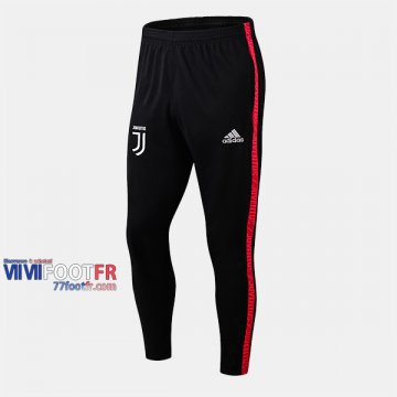 Promo: Le Nouveau Pantalon Entrainement Foot Juventus Coton Noir/Rouge 2019/2020