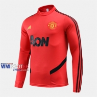 Nouveau Grossiste Sweatshirt Foot Manchester United Rouge 2019-2020