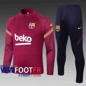 Survetement de Foot Barcelone cramoisi B404 20-21